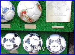 1970-2002 Adidas Historical Match ball Mini 9 FIFA World Cup Rare