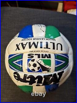1998 mitre ultimax Mls match ball Ball Fifa approved Columbus crew signed used 5