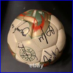 2002 FIFA WORLD CUP Brazil National Team Japan-Korea Tournament Autograph Ball