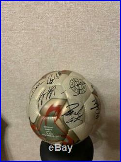 2002 FIFA World Cup Brazil National Team Sign Ball Official Match Adidas soccer