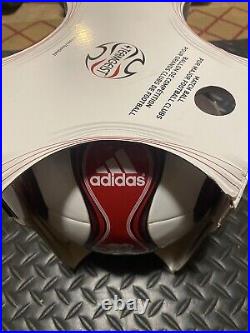 2007 Adidas Teamgeist Red and White Official Match Ball