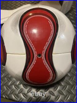 2007 Adidas Teamgeist Red and White Official Match Ball