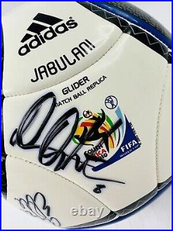 2010 Adidas Jabulani FIFA World Cup Replica Match Ball with19 Signatures