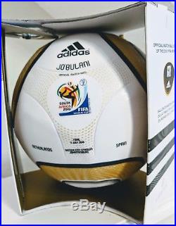 2010 Soccer World Cup Final Match Ball & Spain Photo S. Africa JOBULANI JABULANI