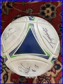 2012 MLS Match Ball Soccer Adidas Prime Autograph Chicago Fire Signature