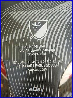 2015 Adidas Nativo MLS Official Match Ball BCA Size 5 FIFA White Pink