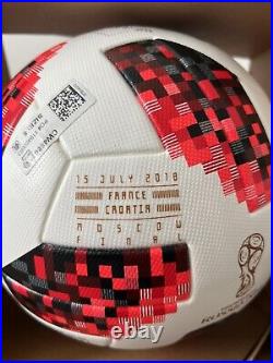 2018 FIFA World Cup Final Telstar Match Ball France Vs Croatia With RARE Imprint