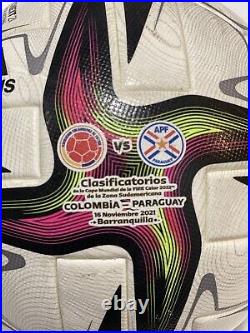 2021 Adidas oficial Matchball Colombia Vs Paraguay In Barranquilla Catar 2022