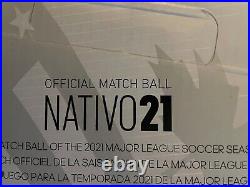 2 Adidas Mls Pro Nativo 21 Soccer Official Match Balls Size 5 (white) (gk3504)