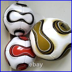 3PCS adidas TEAMGEIST FIFA World Cup 2006 Official Match Ball soccer Ball Size 5