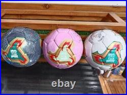 3Pcs Set Adidas Fevernova FIFA World Cup 2002 Official Soccer Ball SIZE 5