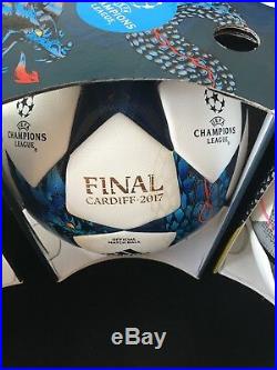 3 X Authentic Adidas Finale Champions League Footballs OMB BNIB (16/17/18)