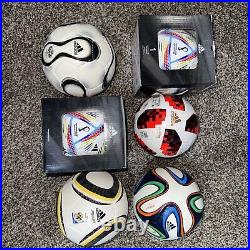 6 World Cup mini soccer ball collection