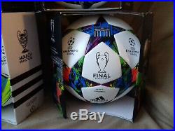 8 x Adidas Official Match Ball OMB Champions League Finale Collector