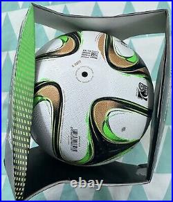 ADIDAS BRAZUCA FINAL RIO 2014 World Cup OFFICIAL MATCH BALL Size 5 Brand New