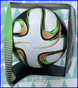 ADIDAS BRAZUCA FINAL RIO 2014 World Cup OFFICIAL MATCH BALL Size 5 Brand New