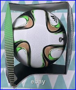 ADIDAS BRAZUCA FINAL RIO 2014 World Cup OFFICIAL MATCH BALL Size 5 Brand New