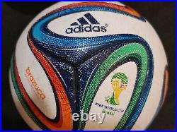 ADIDAS BRAZUCA OFFICIAL MATCH BALL & Mini Size 1 RARE LOT OF 2