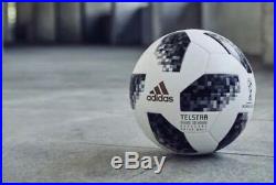 ADIDAS FIFA World Cup Official Game Ball Soccer Telstar 18 Russia WZ Box