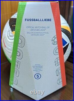 ADIDAS FUSSBALLLIEBE UEFA Euro 2024 Official Match Ball Size 5