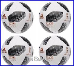 ADIDAS TELSTAR 18 World Cup 2018 Thermal Bonded Official Soccer Ball 4 Piece