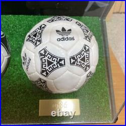 ADIDAS WORLD CUP HISTORICAL MINI MATCH BALL Set 9 Ball With Case 1970-2002