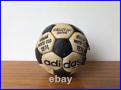 ADIDAS genuine vintage 1974 official World Cup BALL Telstar Durlast FRANCE