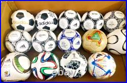 ADIDAS historical 14 Mini Balls FIFA World Cup 1970 to 2022 Size 1