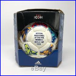 Adidas 1999 Icon Official Ball FIFA Womens World Cup Autograph Brandi Chastain