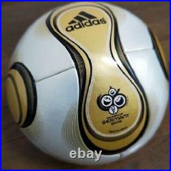 Adidas 2006 FIFA World Cup Germany Teamgeist Soccer Match Ball White/Gold Size 5