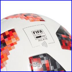Adidas 2018 WC Knock Out (KO) OMB Official Match Soccer Ball (White/Red) CW4680