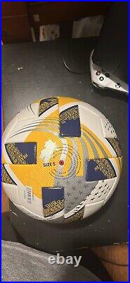 Adidas 2021 CCA MLS Official Match Ball Nativo 21 Size 5 White Iron And Silver