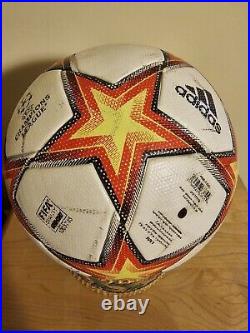 Adidas 21-22 UEFA Champions League Finale Match Soccer Ball White/Red Size 5