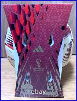 Adidas Al Hilm 2022 FIFA World Cup Qatar Rally No. 5 Official Ball NEW