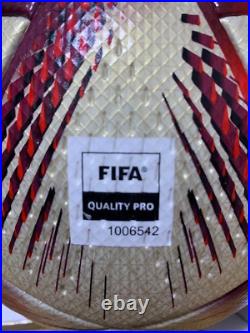 Adidas Al Hilm 2022 FIFA World Cup Qatar Rally No. 5 Official Ball NEW