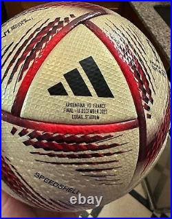 Adidas Al Hilm Pro Soccer Ball Gold (HC0437) Match day Argentina France