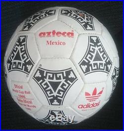 Adidas Azteca Ball. World Cup 1986 Mexico. Balón Mundial 1986. Made In France