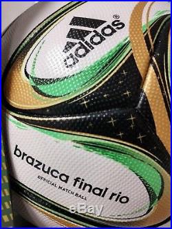 Adidas BRAZUCA OFFICIAL FINAL RIO SOCCER MATCH BALL FIFA WORLD CUP 2014