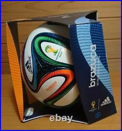 Adidas Brazuca 2014 World Cup Brazil Official Ball Match Football With Box Rare