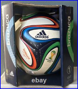 Adidas Brazuca FIFA World Cup Mini Ball 2014 Brasil With Display Box Size 1 NEW