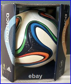 Adidas Brazuca FIFA World Cup Mini Ball 2014 Brasil With Display Box Size 1 NEW
