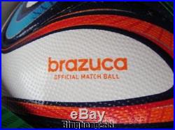 Adidas Brazuca Fifa World Cup 2014 Soccer Brazil Brasil Official Match Ball New