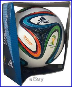 Adidas Brazuca Fifa World Cup Brazil 2014 Official Soccer Match Ball + Box