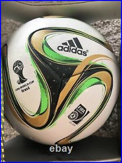 Adidas Brazuca Final Rio OFFICIAL Matchball 2014 Fifa World Cup 5 football boxed