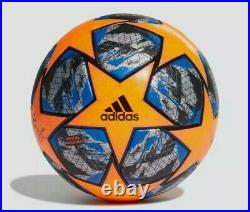 Adidas Champions League Finale 2019-20 OMB size 5 winter ball in solar orange