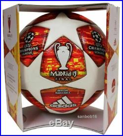 Adidas Champions League Madrid 2019 Final Official Match Ball OMB DN8685 WZ BOX