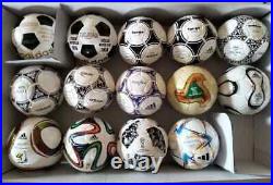 Adidas FIFA 2022 World Cup Historical 14 pc Mini Soccer Ball Collectors Set NEW