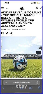 Adidas FIFA WORLD CUP 2022 OCEAUNZ OFFICIAL MATCH BALL PRO Messi Size 5 Women's