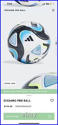 Adidas FIFA WORLD CUP 2022 OCEAUNZ OFFICIAL MATCH BALL PRO Messi Size 5 Women's