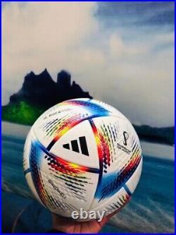 Adidas FIFA WORLD CUP Qatar 2022 AL RIHLA OFFICIAL MATCH BALL PRO Size 5 New